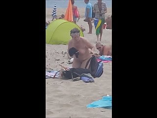 Nude beach granny