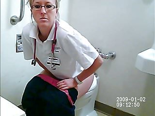 Hidden camera in Hostpital women's restroom.